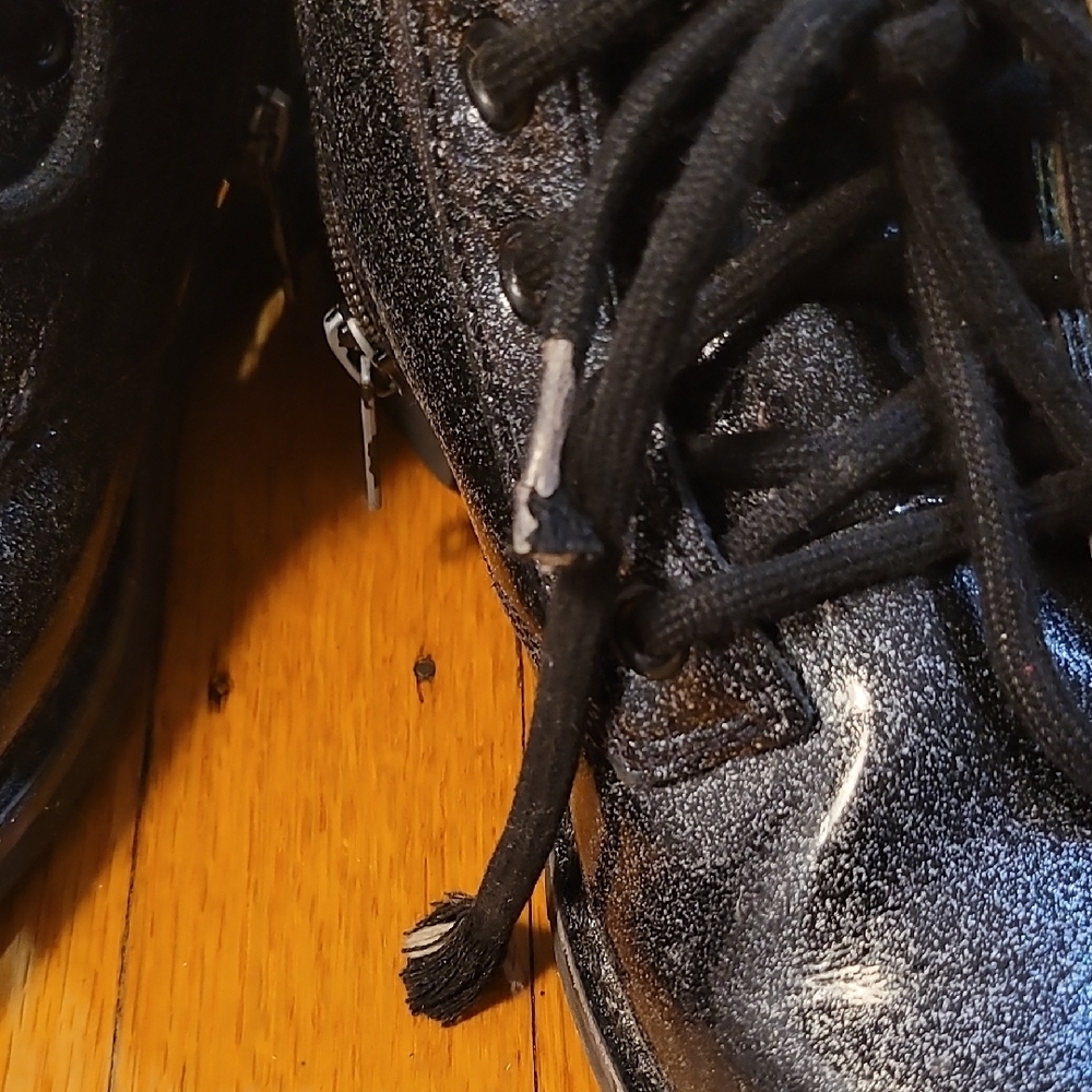 UGG Kids Shiny Black Boots - Picture 3 of 12
